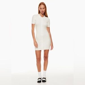 Sunday Best Aritzia Cece Dress Polo Collared Button